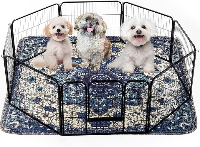 PUPIBOO Washable Pee Pads for Dogs & Cats - Super Absorbent Reusable Puppy Training Pads - 100% Waterproof, Leak-Proof, Non-Slip Pet Pads for Housebreaking, Whelping & Indoor Floor Protection