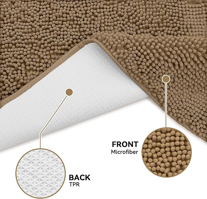 Bcoimo Super Absorbent Dog Door Mat, 48"*30" Anti Slip Mat for Muddy Paws, Pet Rugs for Dirty Paws Washable That Absorbs Moisture and Dirt, for Dog Cage and Pet Resting Carpet