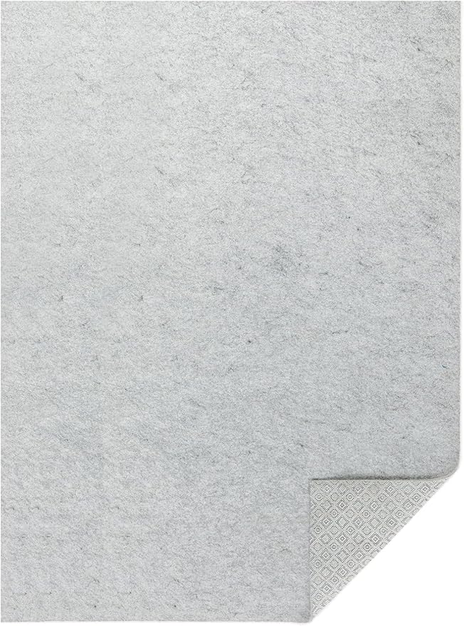 WELL WOVEN Felt Rug Pad - Non-Slip 1/4" Thick Preminum Felt, Safe for All Floors- 3' x 5'- Durable, Cushioned, Protects Hardwood & Carpet