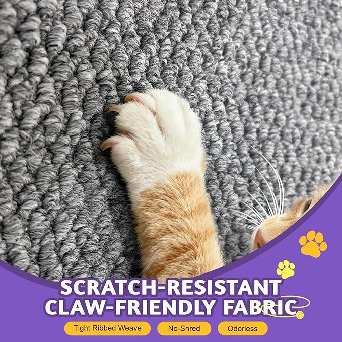 Door Protector from Cat Scratching 19.6" x 7.8" Cat Wall Corner Scratcher, Anti Scratch Door Frame Furniture Protector for Indoor Cats
