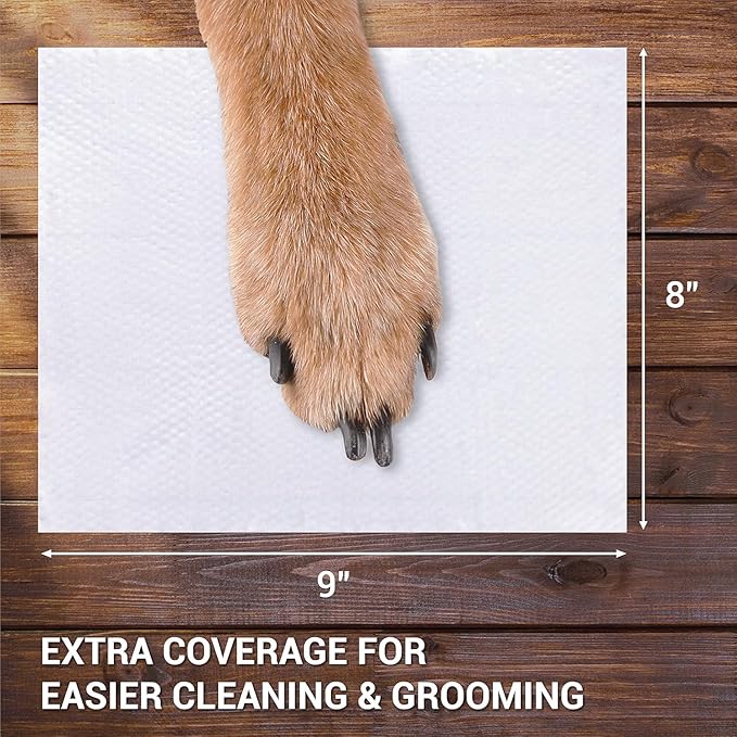 Inspire Naturals Pet Wipes for Dogs and Cats 100% Natural Plant Based with Organic Antioxidants, Dog Wipe Cleaning Deodorizing | Puppy Wipes | Dog Wipes for Paws and Butt (400ct - 8 Pack)