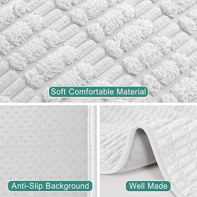 Foxdecor Couch Arm Covers Sofa Arm Cover, Arm Chair Covers Set of 2, Non-Slip Chair Arm Covers, Arm Rest Cover for Sofa, Armchair Slipcovers Couch Protector. (White 26x26 inch)