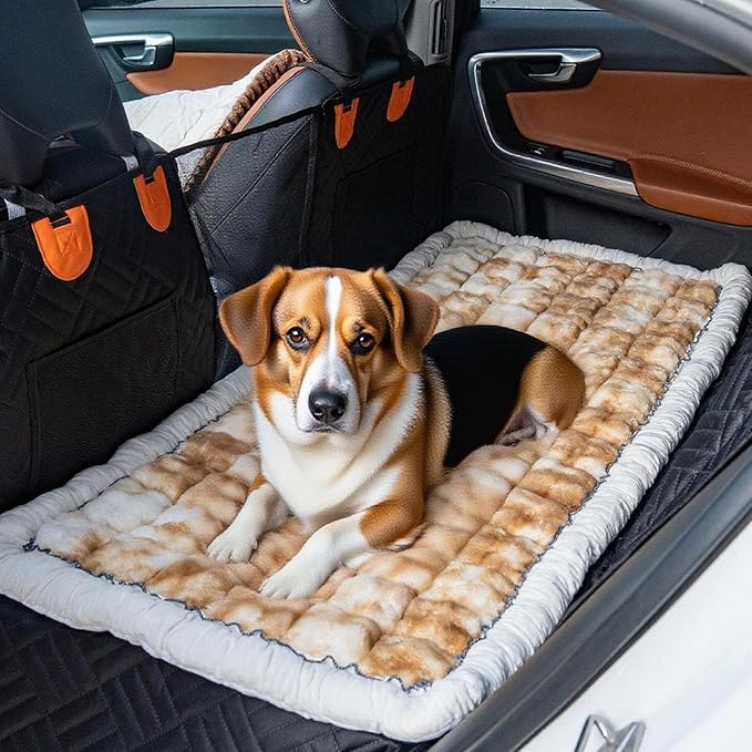 Dog Bed Mat - Crate Pad - Soft Dog Kennel - Multi-Purpose Crate Bed for Dogs & Cats