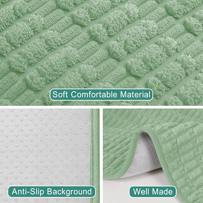 Foxdecor Couch Arm Covers Sofa Armrest Covers, Arm Chair Covers Set of 2, Non-Slip Arm Rest Cover for Sofa, Armchair Slipcovers Couch Protector. (Sage Green 18x28 Inch)