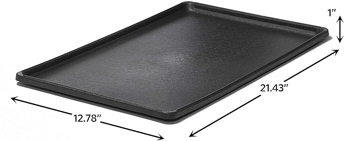 MidWest Homes for Pets 22-Inch Replacement Pan, Measures 21.43 x 12.78 x 1 Inches, Universal Leak-Proof Tray for Dog Crates & Multi-Purpose Use, Fits Most Standard 22" Wire Crates
