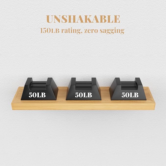 Floating Shelf Bracket Heavy Duty Shelving Brackets,Decorative Floating Shelf Hardware Black,Hidden Metal Shelf Support Bracket Heavy Duty Floating Mantel Bracket (22X8X1.2-Starter Jig)