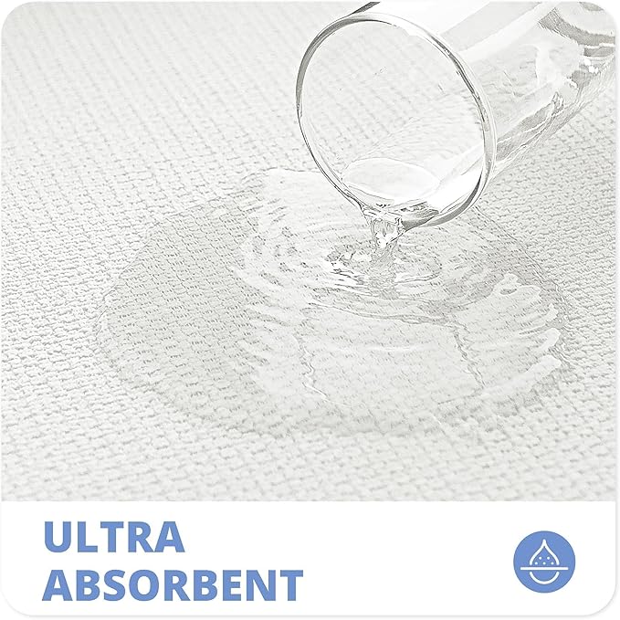 Toilet Rugs U Shaped Bathroom Rug,Machine Washable Non Slip Quick Dry Super Absorbent Ultra Thin Toilet Mats for Bathroom Toilet.Cream,1'8"x2'(20x24inch)