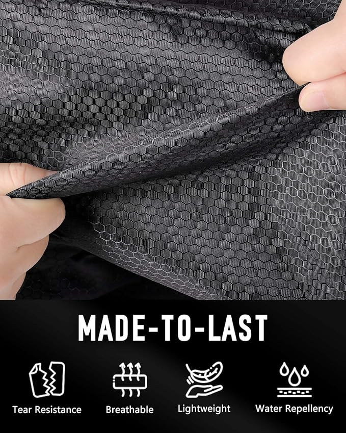 Smell Proof Shoe Bags for Travel-Soccer Cleat Bag Smell Proof with Active Carbon Fabric | Odor-Absorbing Water-Resistant Track Shoe bags for Sports (Black & Grey, UP TO US14)