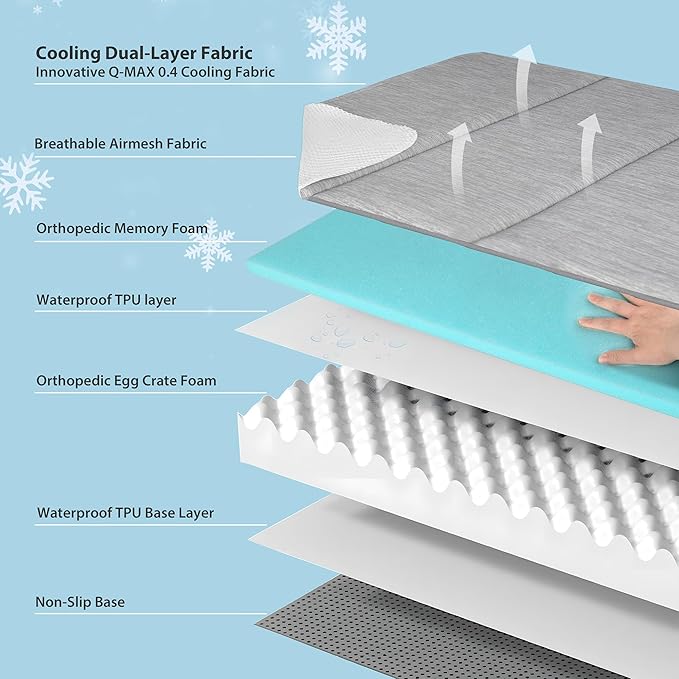 Cooling Bed Grey XL