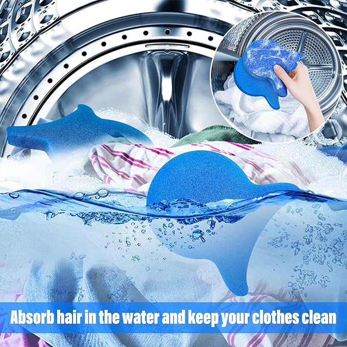 Pet Hair Remover for Laundry, Reusable Dog & Cat Hair Remover Tool, Effectively Removes Pet Hair, Lint and Dander from Bedding and Clothing, Suitable for Washing Machines, Dryers 6PCS
