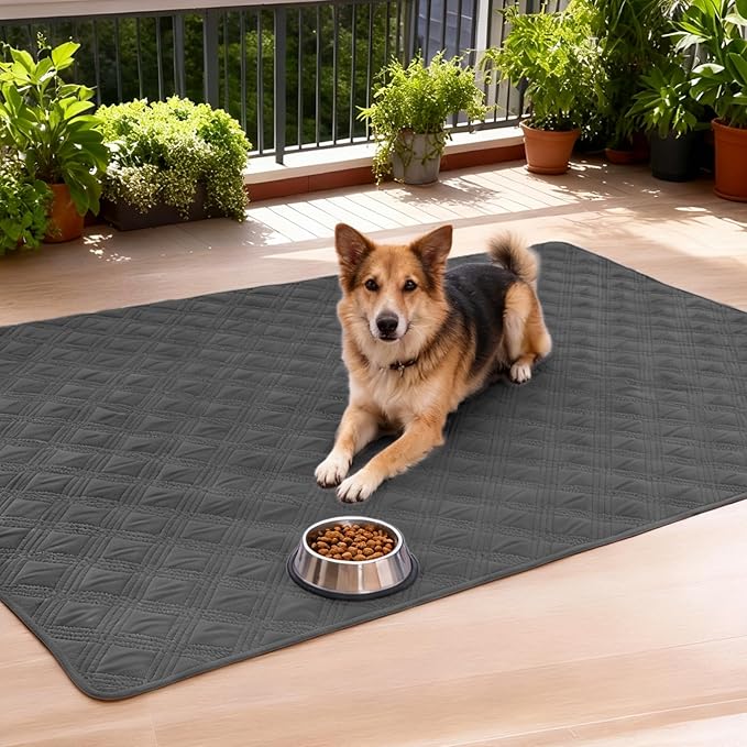 hyha Waterproof Dog Blanket, Reversible Pet Bed Blanket, Soft Sofa Couch Cover for Dogs Washable, Waterproof Pet Couch Covers for Sofa Puppy Cats Furniture Protector(68"x82", Dark Grey/Dark Grey)