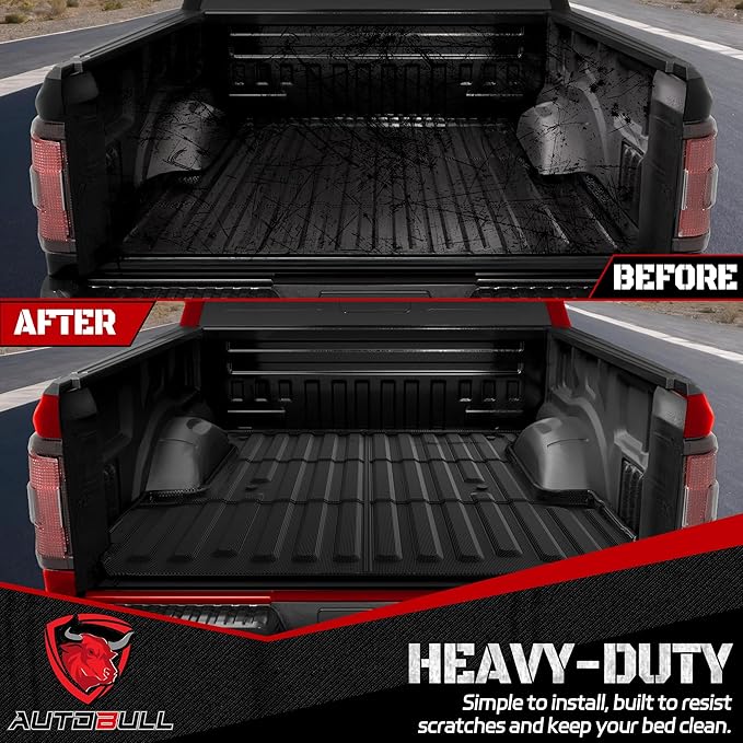 Truck Bed Mat Bed Liner (5.5ft,67.1in) Fit for Ford F-150 2015-2023| F150 Lightning 2022-2023, Not Fit Drop-in Liner