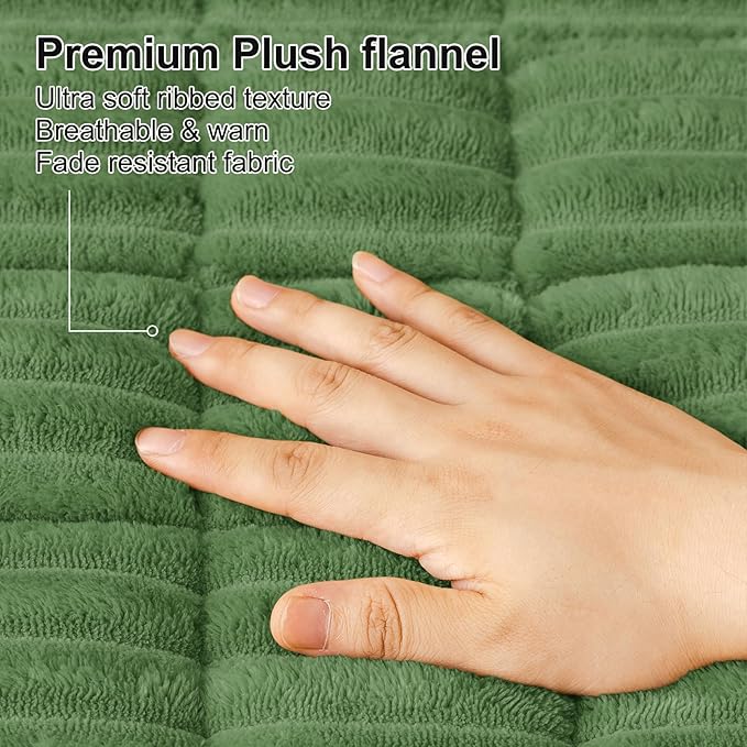 Smiry Couch Cover for Dogs, Non Slip Washable Sofa Protector for Pets, Soft Furniture Cover for Pet, Stylish Sofa Covers, Cozy Protect Against Fur, Dirt & Everyday Messes (Olive Green, 27.6" x 82.7")