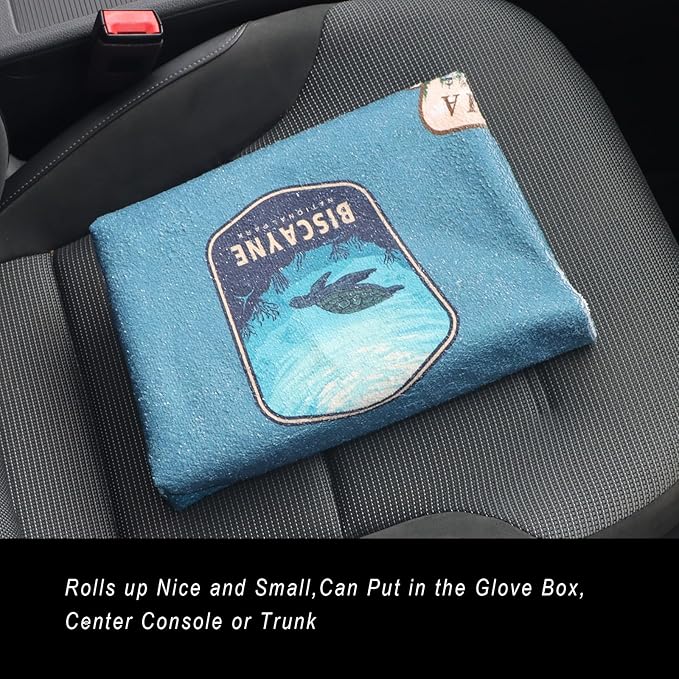 Car Seat Cover Protector Front Seats,for Gym Workout,Running,Swimming,Beach and Hiking,Waterproof Sweat Towel Bucket Seat Covers for Cars SUV Trucks (National Parks, 2Pcs)