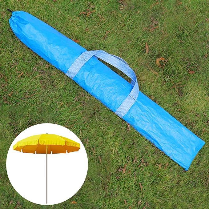 Heavy Duty Beach Umbrella Bag, Tents Storage - Waterproof, Scratch-resistant, Multi-scene Blue Outdoor Umbrella Sleeve Wet Bags