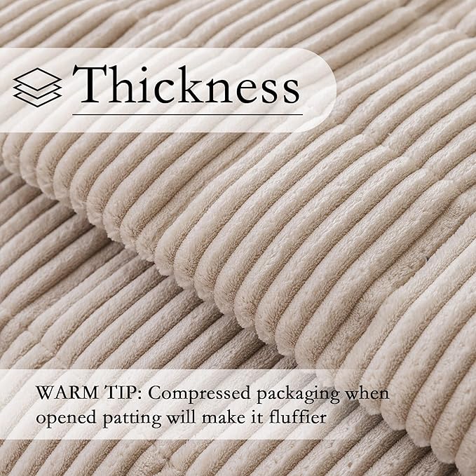MYSKY HOME Couch Cover for Dogs Washable, Dog Sofa Couch Covers,Washable Non-Slip Couch Sofa Cover Protector Dog Mat for 3 Cushions and Sofas(Oatmeal,27.6" x 82.7")