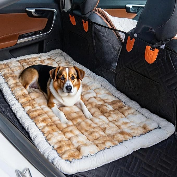 Dog Bed Mat - Crate Pad - Soft Dog Kennel - Multi-Purpose Crate Bed for Dogs & Cats