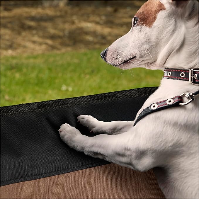 K&H Pet Products Car Door Protector for Dogs, Waterproof Interior Pet Car Door Protector from Dog Scratching, Stay Put Cover Design, Fits Most Vehicles, Washable - 27 x 19in Black 2 Count (Pack of 6)