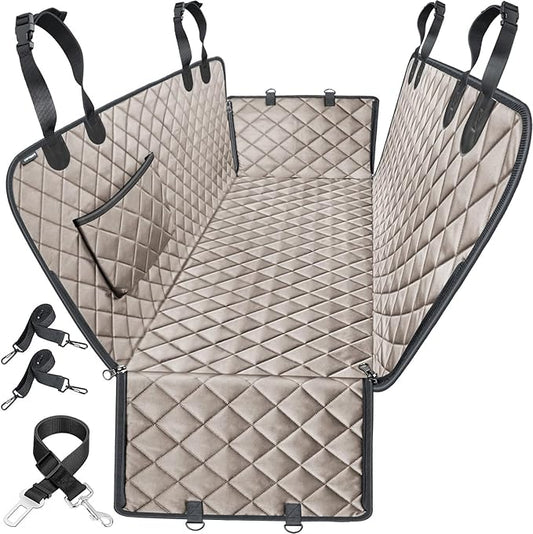 URPOWER Car Seat Cover for Pets 100% Waterproof Seat Cover Hammock 600D Heavy Duty Scratch Proof Nonslip Durable Back Covers for Cars Trucks and SUVs