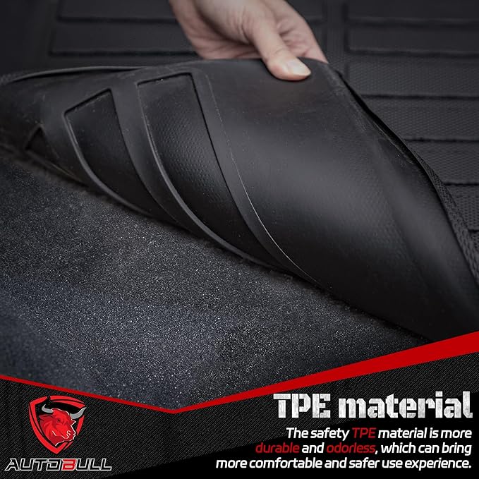 Cargo Liner Compatible with Volkswagen VW Tiguan 5 Passenger 2018-2024 Cargo Mat, All Weather Protection Trunk Liner Rear Trunk mat ，Black