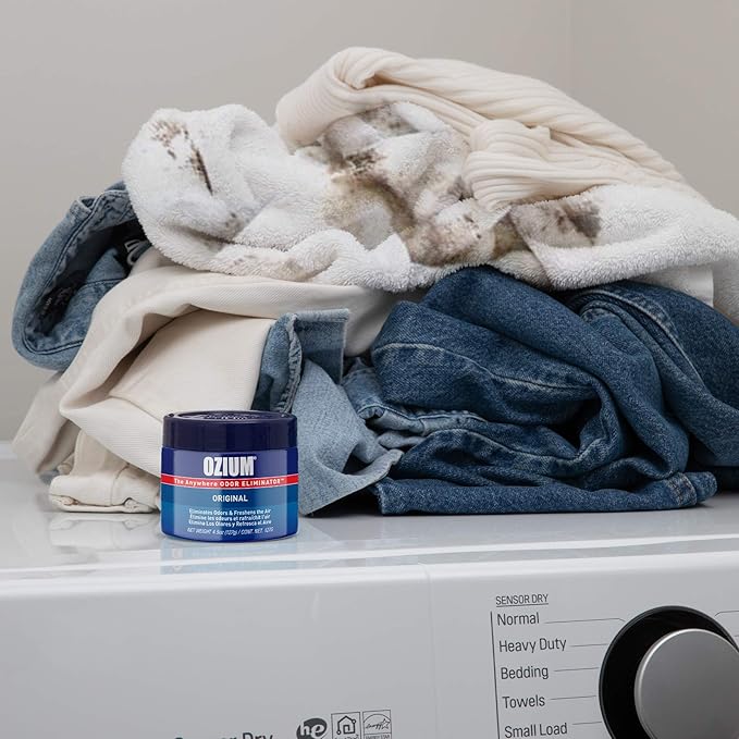 Ozium 4.5 Oz. 1 Pack Odor Eliminating Gel for Homes, Cars, Offices and More, Original Scent