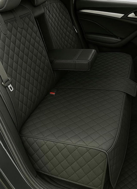 Waterproof Dog Car Seat Cover for Back Seat, Split Car Seat Covers for Dogs, Pet Backseat Cover for Dogs in Car, Nonslip Car Seat Protector, Seat Covers for Cars SUV Truck,seat Belt
