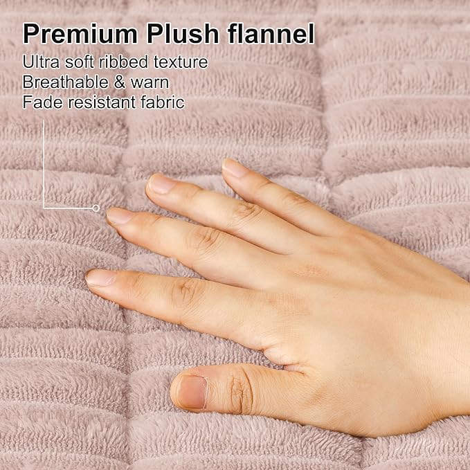 Smiry Couch Cover for Dogs, Non Slip Washable Sofa Protector for Pets, Soft Furniture Cover for Pet, Stylish Sofa Covers, Cozy Protect Against Fur, Dirt & Everyday Messes (Dusty Pink, 27.6" x 59")