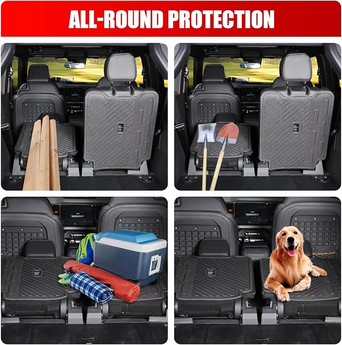 Mabett Back Seat Cover Backrest Protector for Ford Bronco Accessories 2026,2021-2025 2-Door, Rear Seat Mats Dog Seat Liner