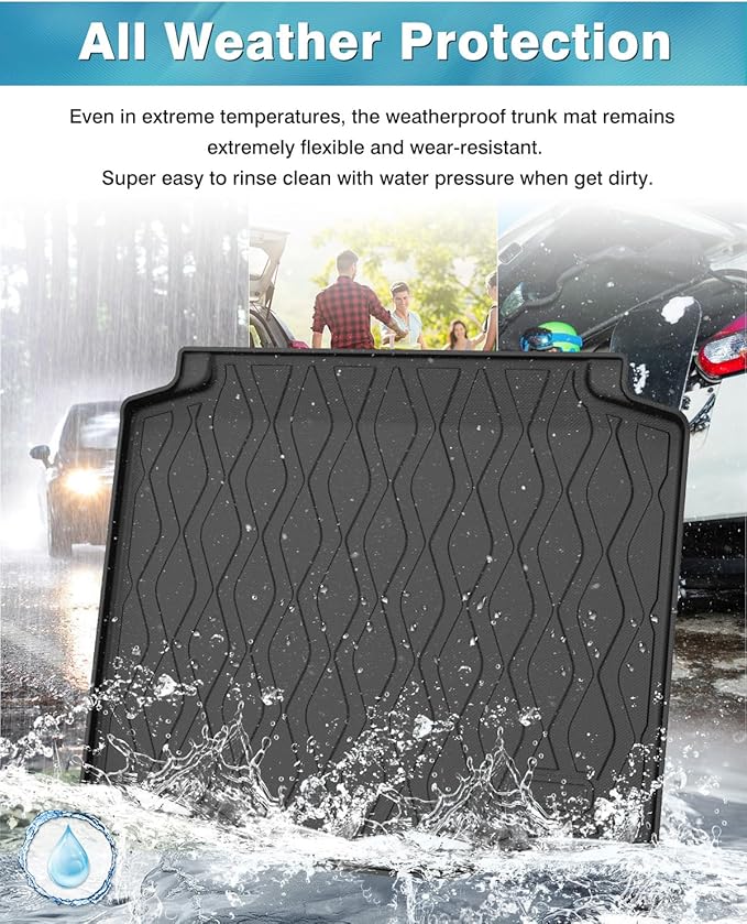 Mixsuper Cargo Liner for Toyota Corolla Cross 2022-2024 2025 (Only fit for FWD Models), All Weather Cargo Mat Rear Trunk Liner Black (Does Not Fit Toyota Corolla)