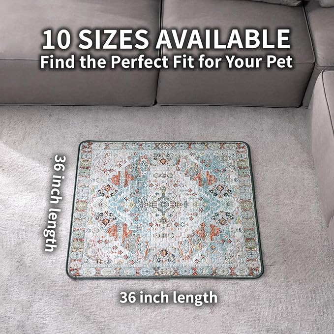 Dog Pee Pads Training Pads Upgrade Triple Thickness All-Purpose Super Absorbent & Leak-Proof, Quick Dry and Leak-Proof and Odor Control (Blue/White/Multi, 36" x36"x2PCS)