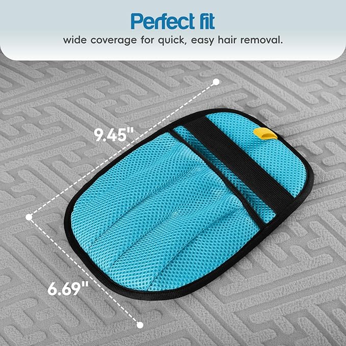 Pet Hair Removal for Dogs & Cats,Upgraded 5-Finger Electrostatic Pet Hair Glove, Reusable Magic Brush Pet Hair Remover Tool for Quickly Lifting Pet Hair from Laundry,Sofas,Beds, Carpets, 1PCS