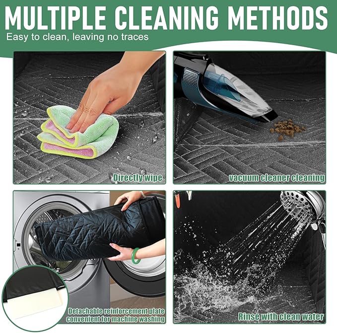 Dog Car Seat Cover for Back Seat - Waterproof Pet Seat Protector with Non-Slip Backing,Heavy Duty Hammock Style Protects Against Fur,Mud & Scratches for Cars,SUVs & Trucks