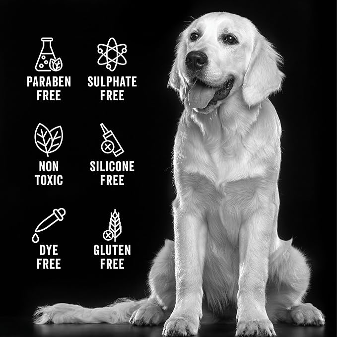 Pride and Groom The Shedder | Dog Deshedding Shampoo | All Natural Body Wash with Essential Oils & Ingredients That Reduce Pet Shedding & Fur Dander for Curly and Wavy Coats – 128oz