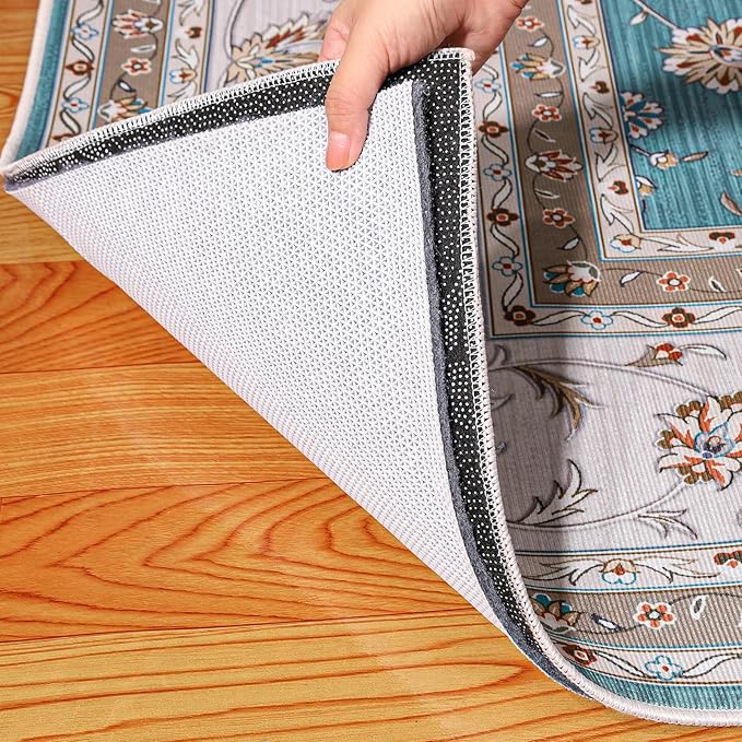 Waterproof Rug Pad, 9x12 ft Under Area Rug Carpet Pad, Non Slip Felt Rug Pads for Hardwood Floors, Keep Carpets in Place Soft and Prevent Rug from Wrinkling or Buckling