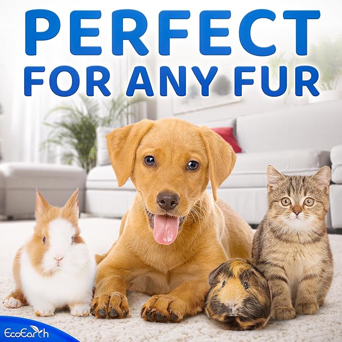 Premium Pet Wipes for Dogs & Cats - 12 Pcs - Disposable Washing Gloves for Bath & Grooming - Clean & Dry Paws, Fur, Face, Ears, Butt & Body - Hypoallergenic, Lick-Safe & Waterless Cleaning Gloves