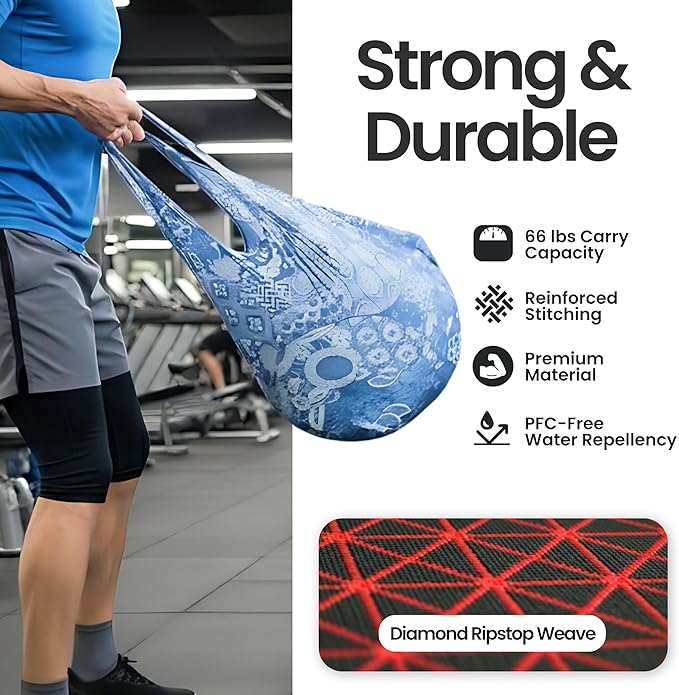 Nanobag Ultra-Lightweight Foldable Sling for Women & Men, Reusable Grocery & Travel Bag, Packable Collapsible Compact Market Crossbody (Sling Black)