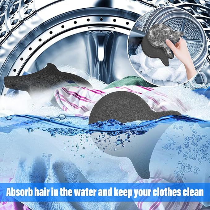 Pet Hair Remover for Laundry, Reusable Dog & Cat Hair Remover Tool, Effectively Removes Pet Hair, Lint and Dander from Bedding and Clothing, Suitable for Washing Machines, Dryers 8PCS