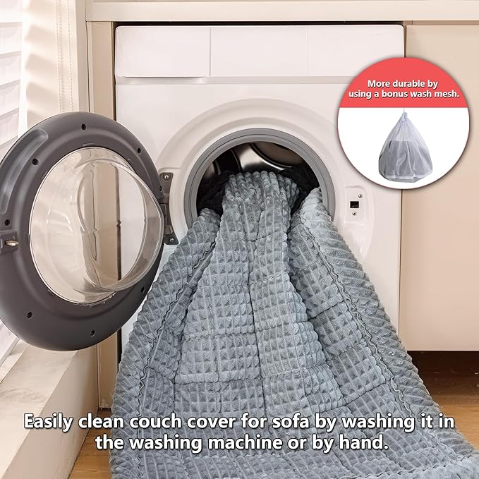 HOMEREFROM Washable Large Dog Bed for Cars, Dog Car Seat Cover for Backseat, Anti-Slip Pet Sleeping Mat, Car Seat Protector, Travel Pet Pad for Trucks and SUV (Gray, 24.8" x 54")