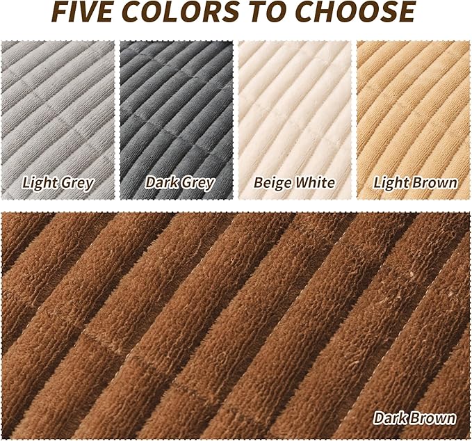 PJLZJFBY Couch Covers for Dogs, Velvet Dog Couch Cover, Pet Couchs Covers for 3-4 Seater, Couchs Protector for Dogs, Sofa Cover for Pets Washable(1PC, Dark Brown, 27.5"×94.5", 3-4 Seater)
