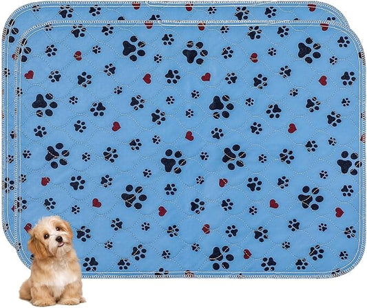 Washable Pee Pads for Dogs,2 Pack Extra Large 36"x54" Super Absorbent Reusable Puppy Pads,Non-Slip 100% Waterproof Dog Pee Pads,Pet Training Pads for Couch, Crate,Potty Training,Floor