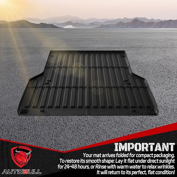 Truck Bed Mat Bed Liner Fit for Toyota Tacoma 2005-2023 (5FT,60.3"), Vehicle Truck Bed Liner Custom Fit All Weather Protection TPE Pickup Car Bed Mat