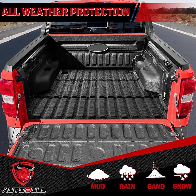 Truck Bed Mat Bed Liner Fit for 2022 2023 2024 2025 2026 Ford Maverick Hybrid & Gas Accessories(4.5FT, 54.4"), Not Fit Drop-in Liner