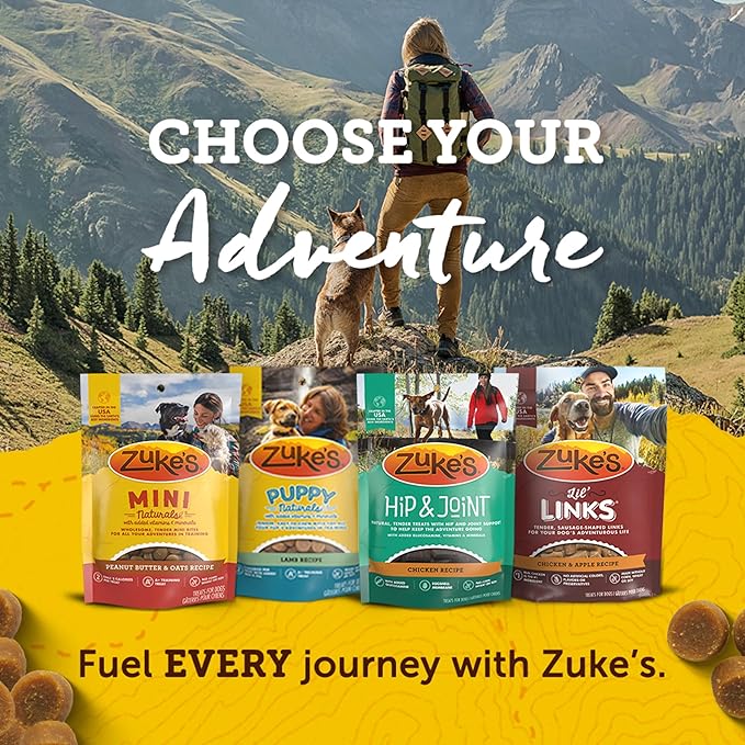 Zuke’s Mini Naturals Dog Training Treats for Dogs, Pet Treats made with Real Beef - 10 oz. Pouch