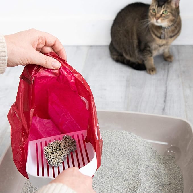Ubbi Pet Waste Sacks, Lavender Scented Cat Litter & Dog Waste Disposal Bags, Leak-Proof Easy-Tie Odor Control Bags, 20% Recycled Materials, 400 Count