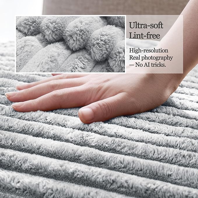 Meider Dual Non-Slip Couch Cover for Dogs Waterproof, Fuzzy Soft Pet Couch Covers for Sofa 3 Cushion, Pet Friendly Soft Dog Bed Covers Sofa Cover Washable (Seagull Gray, 33" x 75" 1 Pack)