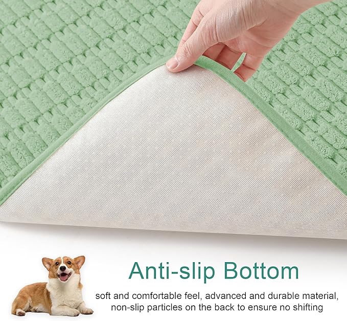Foxdecor Couch Cover Sofa Covers Washable, Dog Bed Cover Couch Covers for 3 Cushion Couch Sofa Pet Friendly, Dog Couch Cover Furniture Covers for Pets.(Sage Green 32x53 inch)