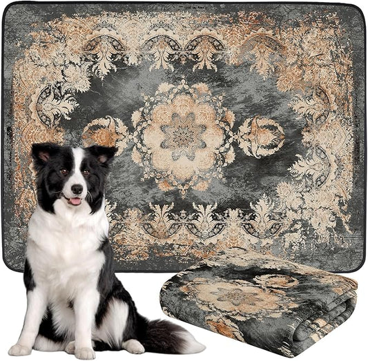 Dogcator Washable Pee Pads for Dogs, Reusable Dog Training Pads. 54''x72'' Super Absorbent Dog Rugs, Non-Slip and Leakproof Washable Pee Mat for Dogs, Large Whelping Pads for Crates and Floors