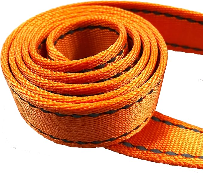 Primal Pet Gear Dog Leash 6ft Long,Traffic Padded Two Handle,Heavy Duty,Reflective Double Handles Lead for Control Safety Training,Leashes for Large Dogs or Medium Dogs,Dual Handles Leads(Orange)
