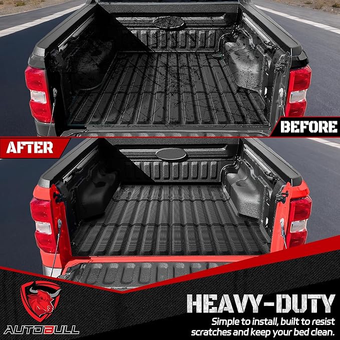 Truck Bed Mat Bed Liner Fit for 2022 2023 2024 2025 2026 Ford Maverick Hybrid & Gas Accessories(4.5FT, 54.4"), Not Fit Drop-in Liner