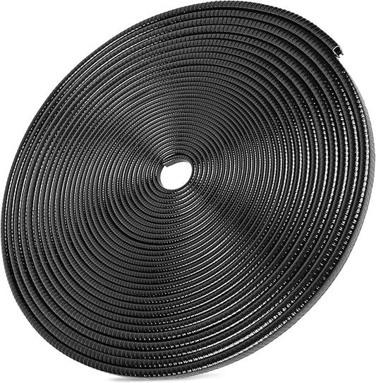 MYFAMIREA 66Ft(20.2M) Long Car Door Edge Guards,U Shape Edge Trim Rubber Seal Protector Rubber Car Door Protector Car Protection Door Edge Anti-Collision Rubber Clips Fit for Most Car| Black |